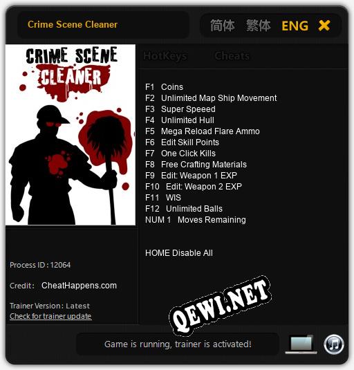 Crime Scene Cleaner: Трейнер +13 [v1.5]