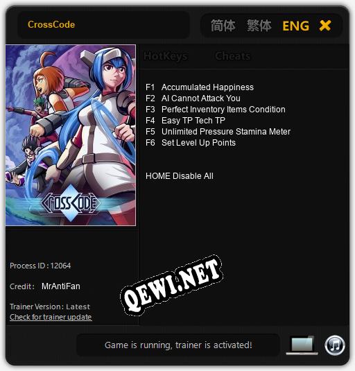 CrossCode: Читы, Трейнер +6 [MrAntiFan]