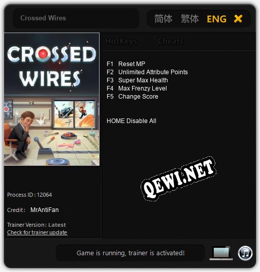 Crossed Wires: Трейнер +5 [v1.4]