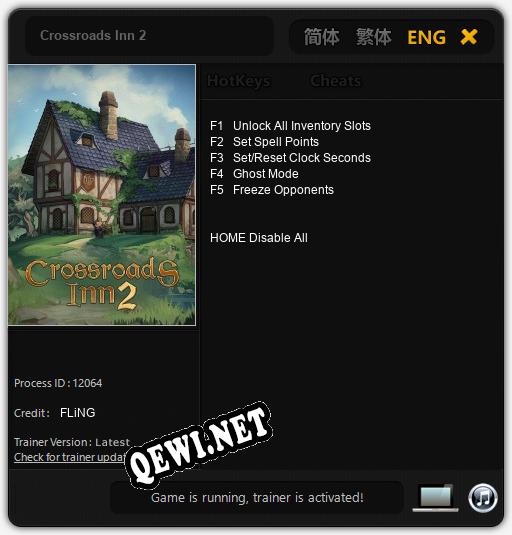 Crossroads Inn 2: Трейнер +5 [v1.2]