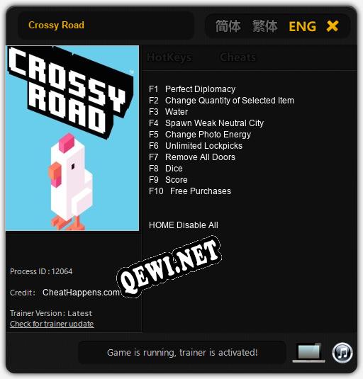 Crossy Road: ТРЕЙНЕР И ЧИТЫ (V1.0.96)