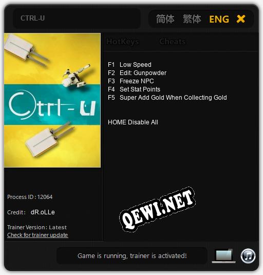 Трейнер для CTRL-U [v1.0.2]