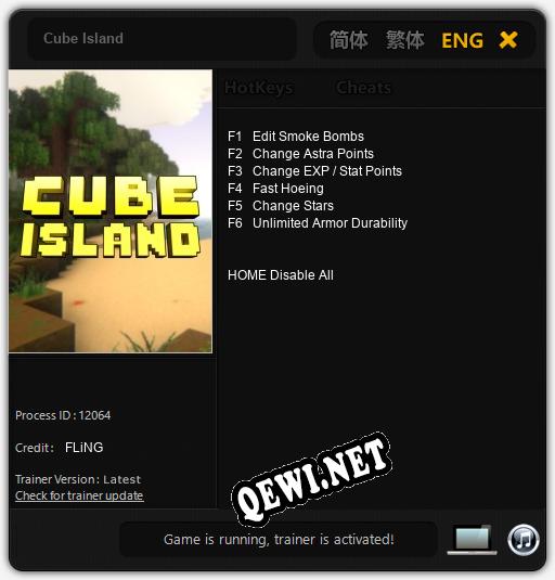 Трейнер для Cube Island [v1.0.3]
