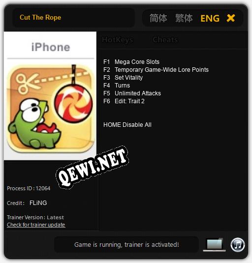 Cut The Rope: ТРЕЙНЕР И ЧИТЫ (V1.0.57)