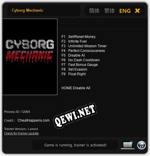 Cyborg Mechanic: Читы, Трейнер +9 [CheatHappens.com]