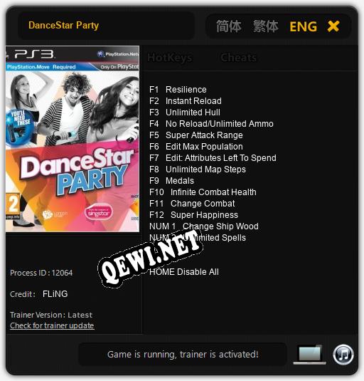 DanceStar Party: Трейнер +14 [v1.5]