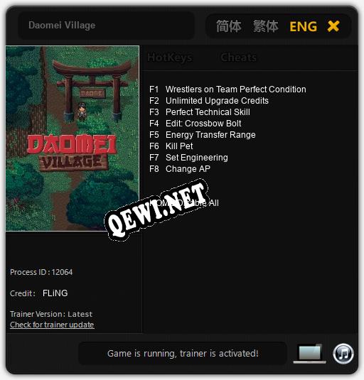 Daomei Village: ТРЕЙНЕР И ЧИТЫ (V1.0.46)