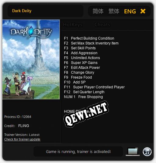 Dark Deity: Читы, Трейнер +13 [FLiNG]