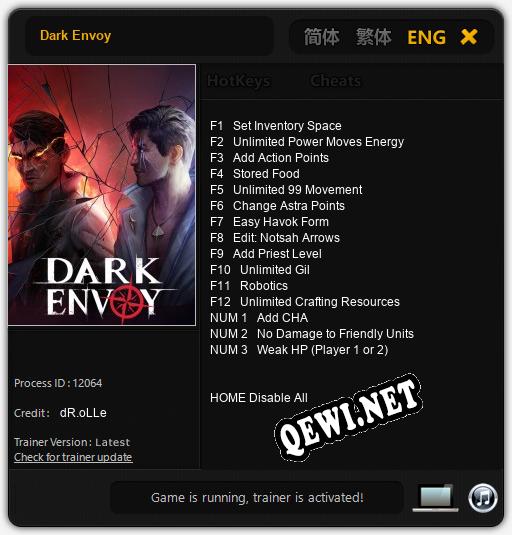 Dark Envoy: Читы, Трейнер +15 [dR.oLLe]