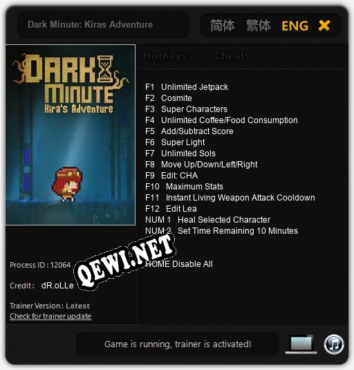 Dark Minute: Kiras Adventure: Читы, Трейнер +14 [dR.oLLe]