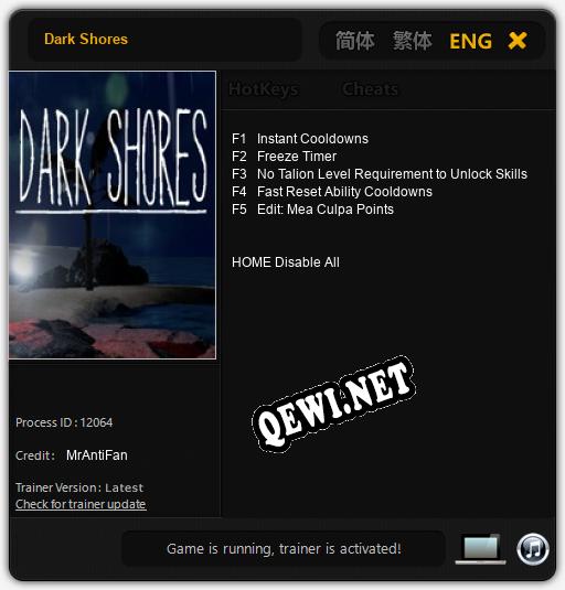 Dark Shores: Трейнер +11 [v1.5]