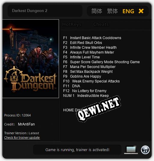 Darkest Dungeon 2: Трейнер +13 [v1.8]