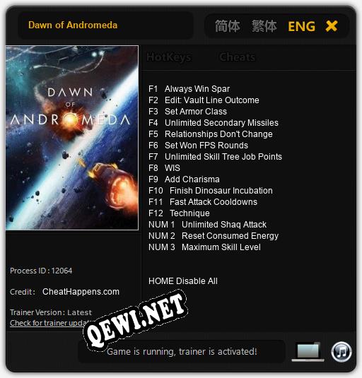 Dawn of Andromeda: Трейнер +15 [v1.8]