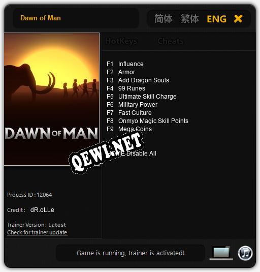 Трейнер для Dawn of Man [v1.0.7]
