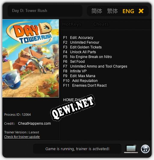 Трейнер для Day D: Tower Rush [v1.0.6]