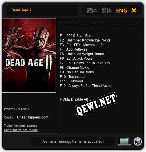 Трейнер для Dead Age 2 [v1.0.1]