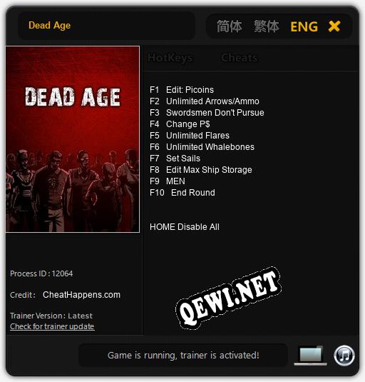 Dead Age: Трейнер +10 [v1.9]