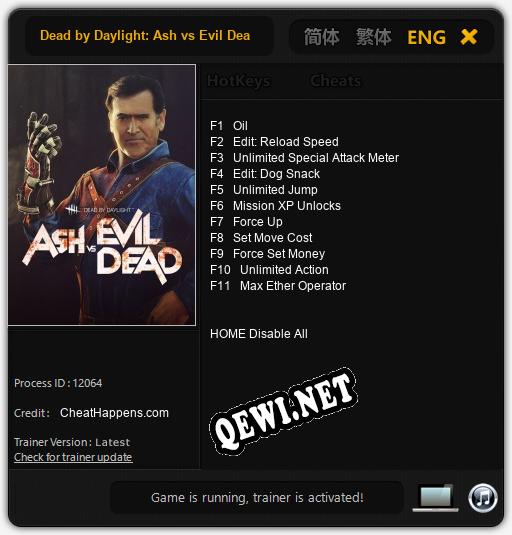 Dead by Daylight: Ash vs Evil Dead: ТРЕЙНЕР И ЧИТЫ (V1.0.96)