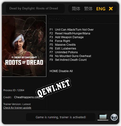 Dead by Daylight: Roots of Dread: ТРЕЙНЕР И ЧИТЫ (V1.0.69)