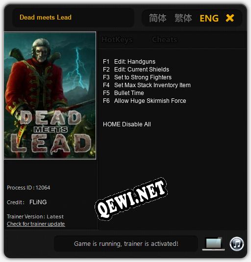 Dead meets Lead: Читы, Трейнер +6 [FLiNG]