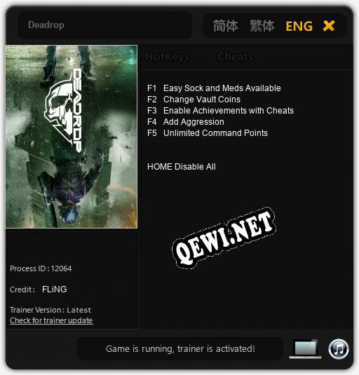 Deadrop: ТРЕЙНЕР И ЧИТЫ (V1.0.5)