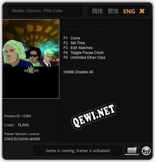 Dealer: Chronic, Pills Coke: ТРЕЙНЕР И ЧИТЫ (V1.0.80)