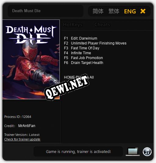 Death Must Die: Читы, Трейнер +6 [MrAntiFan]