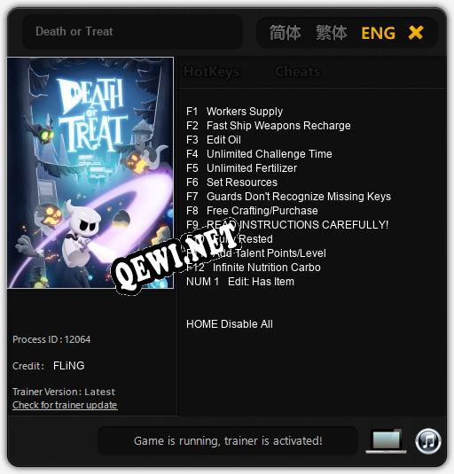 Death or Treat: Трейнер +13 [v1.3]