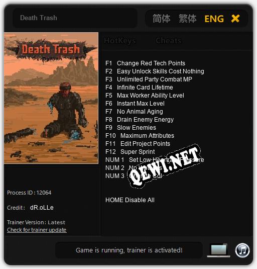 Death Trash: Читы, Трейнер +15 [dR.oLLe]