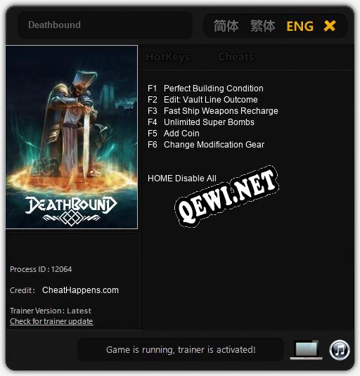 Deathbound: Трейнер +6 [v1.9]