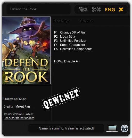 Defend the Rook: Читы, Трейнер +5 [MrAntiFan]