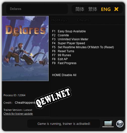 Delares: Трейнер +9 [v1.9]