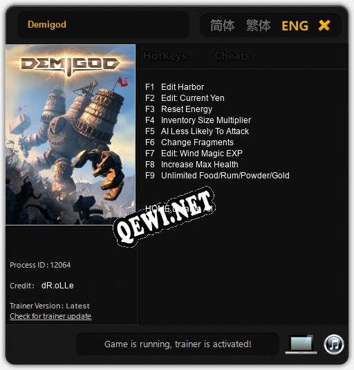 Трейнер для Demigod [v1.0.1]