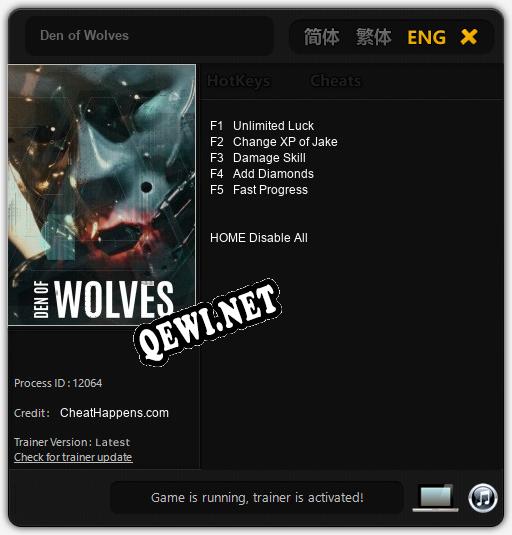 Den of Wolves: Читы, Трейнер +5 [CheatHappens.com]