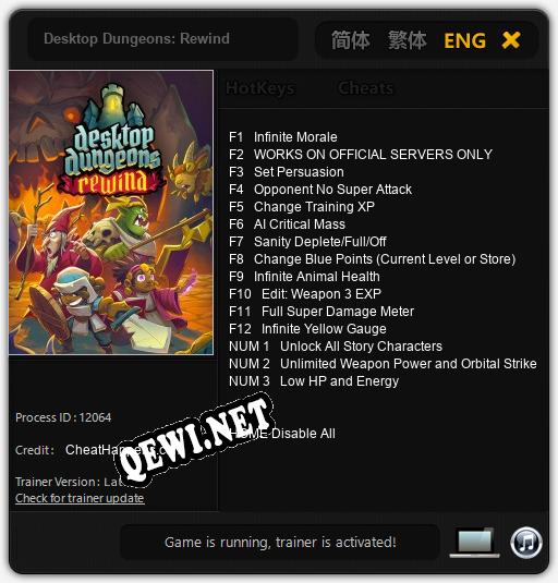 Desktop Dungeons: Rewind: Трейнер +15 [v1.3]