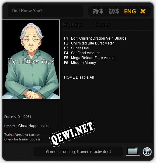 Do I Know You?: Трейнер +6 [v1.2]