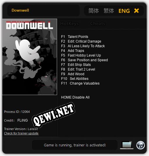 Downwell: ТРЕЙНЕР И ЧИТЫ (V1.0.30)
