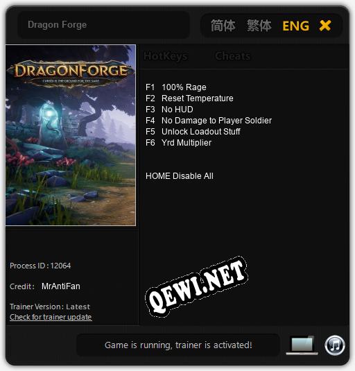 Dragon Forge: ТРЕЙНЕР И ЧИТЫ (V1.0.94)