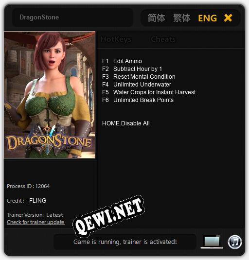 DragonStone: ТРЕЙНЕР И ЧИТЫ (V1.0.97)