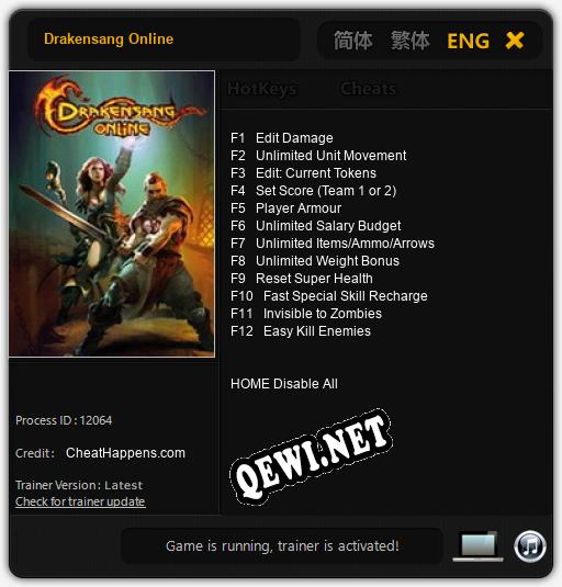 Drakensang Online: ТРЕЙНЕР И ЧИТЫ (V1.0.54)