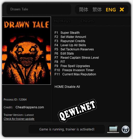 Drawn Tale: Читы, Трейнер +11 [CheatHappens.com]