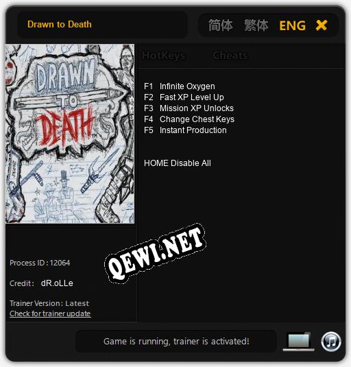 Drawn to Death: Трейнер +5 [v1.4]