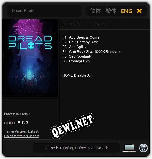 Dread Pilots: ТРЕЙНЕР И ЧИТЫ (V1.0.22)