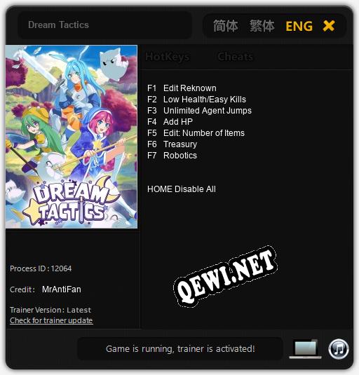 Dream Tactics: ТРЕЙНЕР И ЧИТЫ (V1.0.80)