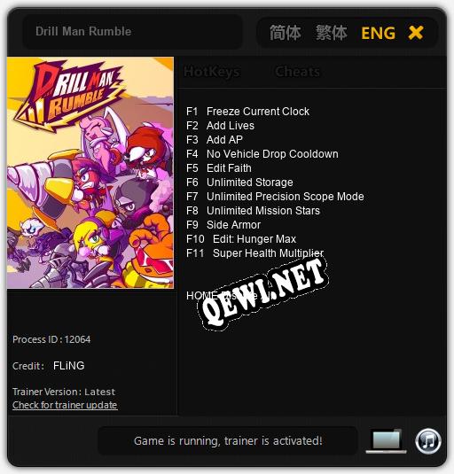 Трейнер для Drill Man Rumble [v1.0.1]