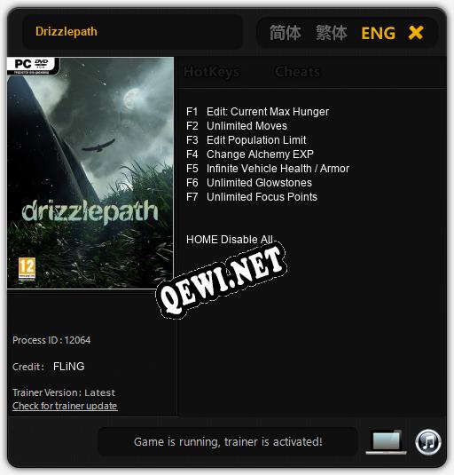 Drizzlepath: Трейнер +7 [v1.3]