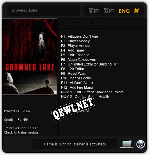Drowned Lake: Читы, Трейнер +14 [FLiNG]
