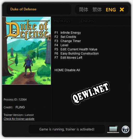 Duke of Defense: ТРЕЙНЕР И ЧИТЫ (V1.0.17)