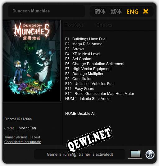 Dungeon Munchies: Трейнер +13 [v1.8]