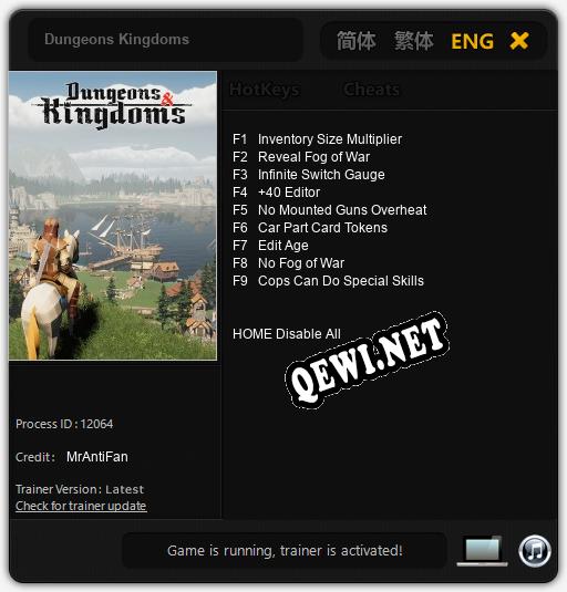 Dungeons Kingdoms: ТРЕЙНЕР И ЧИТЫ (V1.0.28)